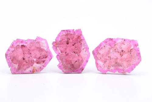 Tourmaline Var. Rubellite Slices