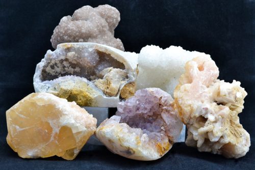 Apophyllite Clusters & Single Crystals