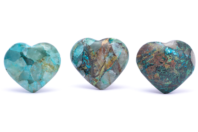 Chrysocolla Heart